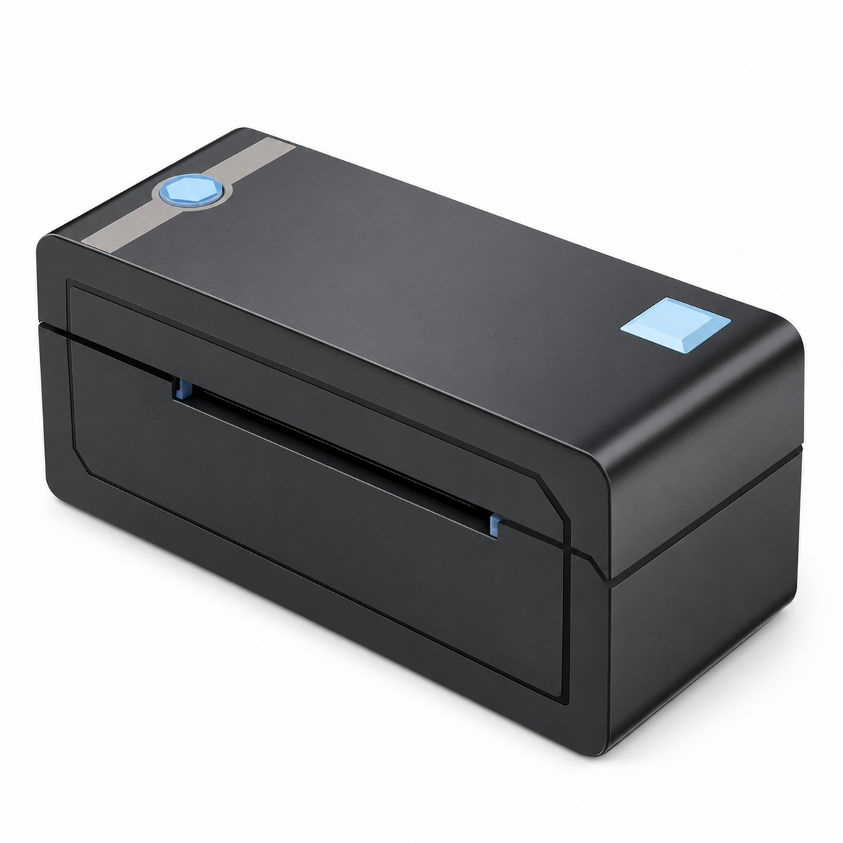 203 DPI Bluetooth Thermal Label Printer - Black and Blue